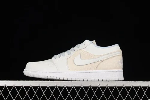All categories Air Jordan Jordan series basketball shoes Air Jordan 1 Low Air Jordan 1 Low "Canvas" AJ1 Joe 1 cloud powder low-top basketball shoes DQ4151-500